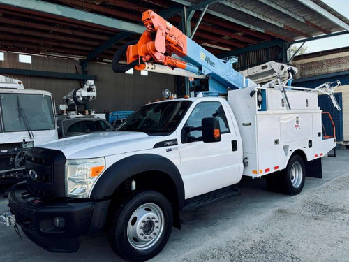 Camion Grua Canastilla 2011 Ford F550 De 13 M De Altura