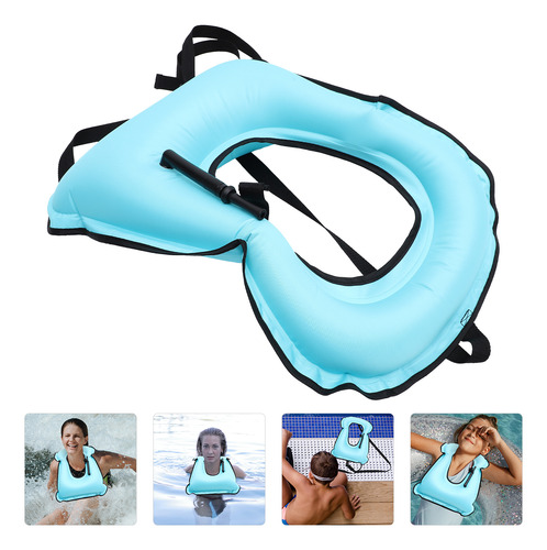 Chaleco De Respiración Inflable Para Nadar, Tubo De Respirac