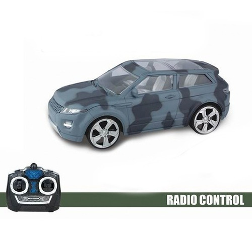 Auto Camioneta Radio Control Remoto Camuflada Juguete Niños