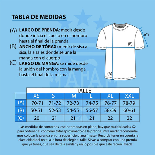 Remera Casual Afa Futbol Deportiva Algodon Licencia Oficial