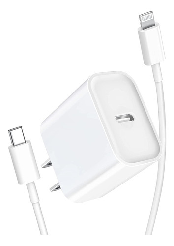 Cargador Rpido Para iPhone, Desoficon De 20 W, Pd Tipo C, Ca