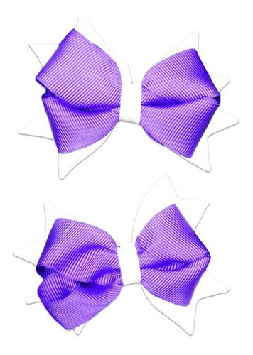 Imagen 2 de 4 de Ganchos Lazos Para El Cabello De Niñas Multicolor