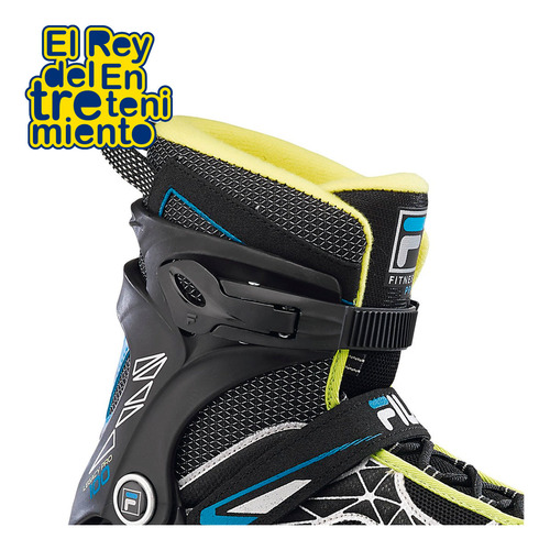 Imagen 2 de 5 de Rollers Fila Pro Ruedas 100mm Profesional Patín - El Rey