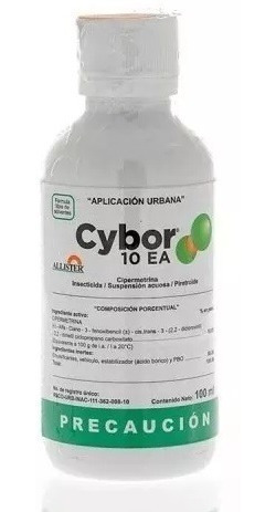 3 Piezas De Cybor 100 Ml Liquido Insecticida