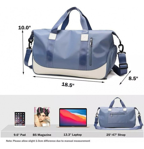 Maleta Gimnasio Bolsa De Ejercicio Viaje Casual Moda Mochila