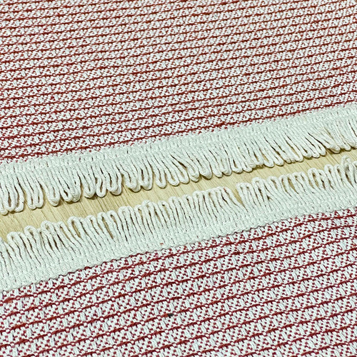 Jogo De Passadeira Tapete Algodão Quarto Cozinha Balãozinho Comprimento 145 Cm Cor Terracota Largura 45 Cm
