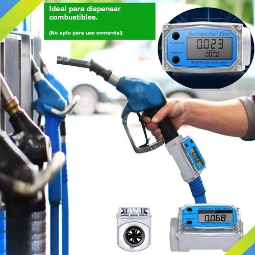 Caudalimetro Para Combustible Agua Gasoil Nafta Cuentalitros