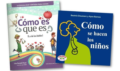 Combo 2 Libros Sobre Sexualidad Para Niños Esi