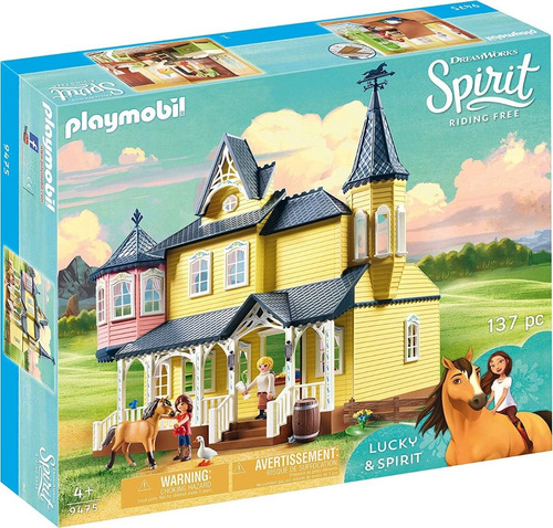 Todobloques Playmobil 9475 Spirit Dreamworks Casa De Fortu !