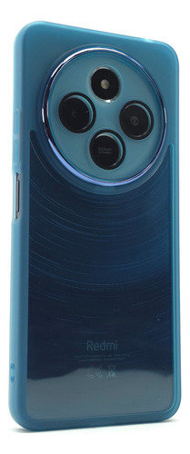 Kit Funda + Mica Poco C75 Protector Case Rigido Uso Rudo Balloon Cromo - Azul Poco C75