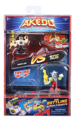  Muñecos Akedo Ultimate Robot Pelea 2 Figuras  2 Controles