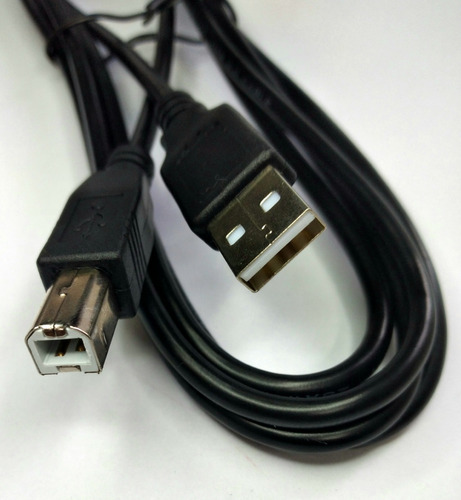 Cabo Usb A + Usb B 2.0 Preto 1.8m