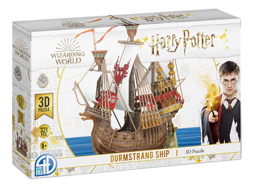 Rompecabeza 3d Harry Potter Barco Durmstrang 321 Piezas 