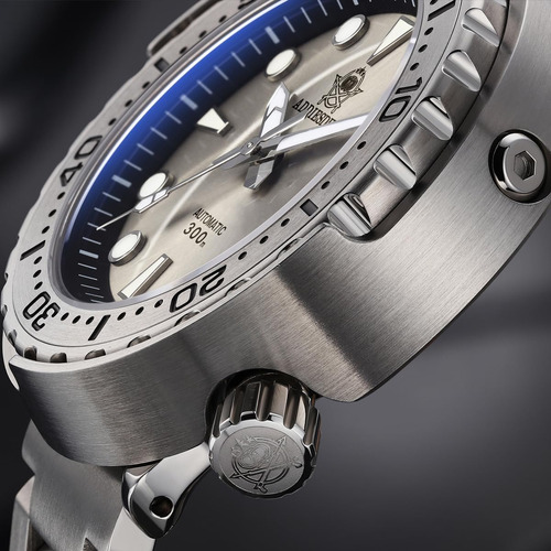 Addiesdive Reloj De Buceo De Acero Completo Para Hombre Relo