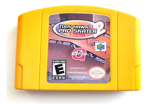 Tony Hawks 2 Patinetas Skate Nintendo 64 N64 Original