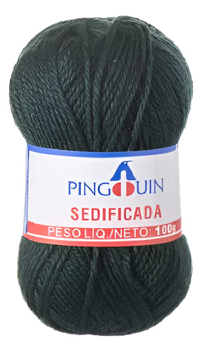 1 Kilo Ovillo Sedificada Pingouin 100g 30% Lana 70% Acrili Verde Oscuro