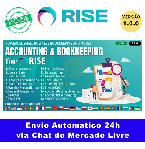 Módulo Rise Crm - Accounting And Bookkeeping Plugin For Rise