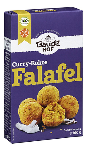 Bauckhof Mix Falafel De Coco Y Curry