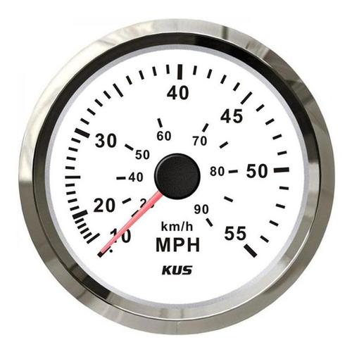 Velocímetro Millas 55mph Ø85mm Reloj Velocidad Náutico