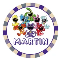 Comprar Banner Imprimible Circular 1,20 Mts - Smiling Critters