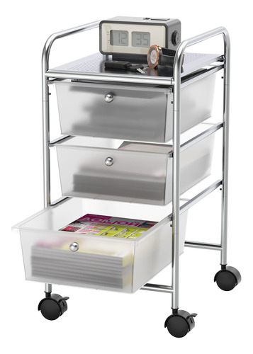 Simplehouseware - Carrito Utilitario Con 3 Cajones, Organiza