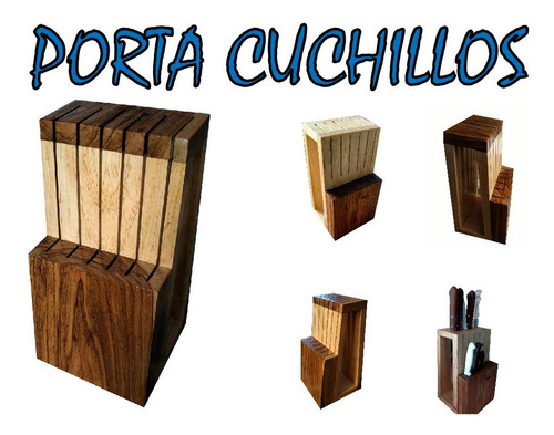 Imagen 1 de 6 de Organizador De Cuchillos (varios Tamaños)