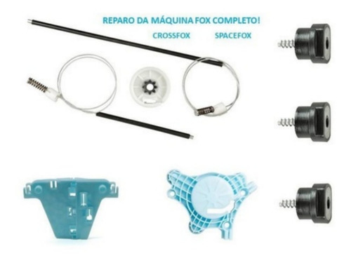 Reparo Maq. Vidro Elétrico Fox Dianteiro Dir. Completo!