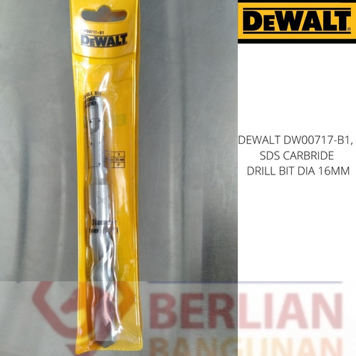 Imagen 3 de 3 de Broca Sds Plus 14x9/16(140)mm - Dw00716 Dewalt Hormigon