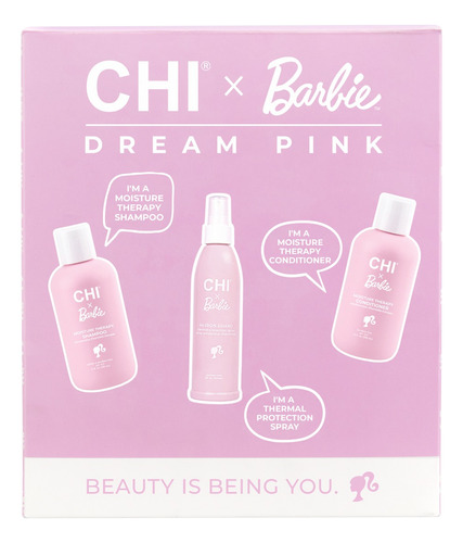 Chi X Barbie Dream Pink Set De Belleza