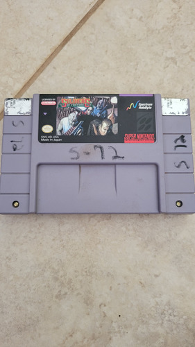 Cartucho  Soldiers Of Fortuna Snes