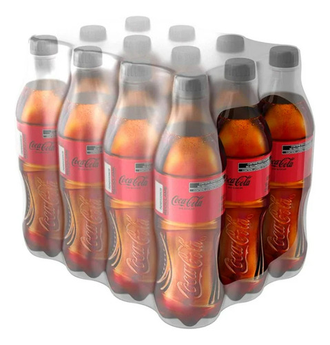 Kit 12 Refresco Coca-cola Sin AzĂșcar 600 Ml C/u Pet