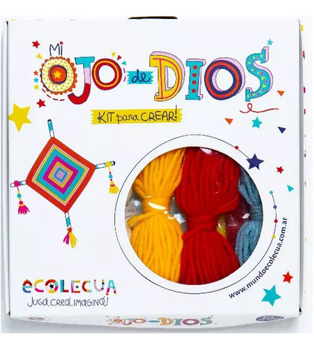 Manualidades Kit Creativo Crea Ojo De Dios + Packaging!!