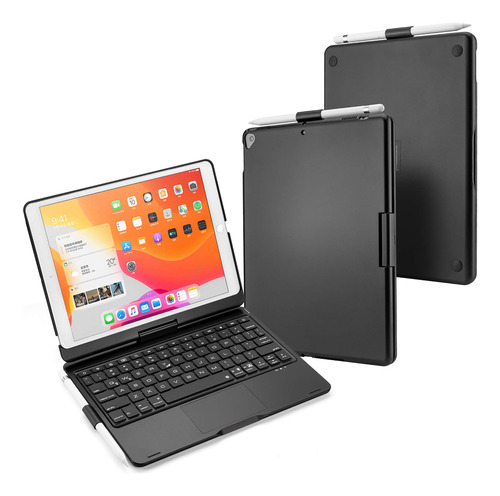 Funda Para iPad Generacion Air Teclado Retroiluminado Tablet