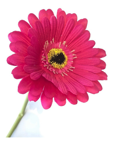 Flor Artificial Gerbera Vara Tela Decorativa