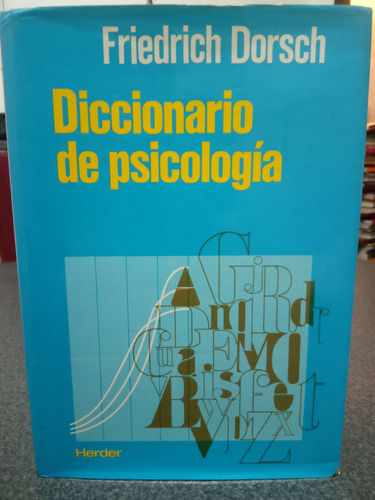 Diccionario De Psicólogia ( Cartone ) Herder B237