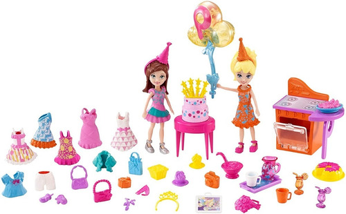 Imagen 2 de 4 de Polly Pocket! Fiesta De Cumpleaños, Mattel Bestoys