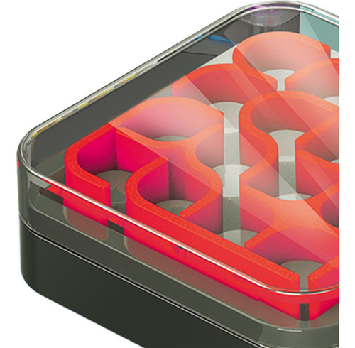 Curve Puzzle Box Fun Simple Rule Juego De Estrategia Rojo