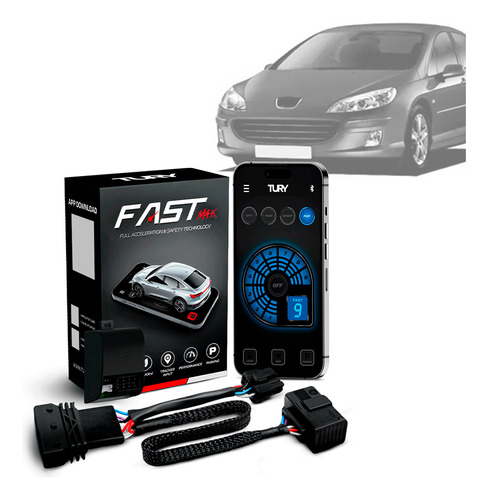 Módulo Acelerador Pedal Fast Com App Peugeot 407 04 05 06 07