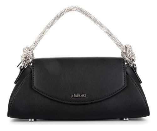 Bolsa Dakota Alça de Mão Preta com Brilhos DK137