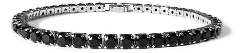 Kit Corrente De Aço E Pulseiras Masculinas Couro E Riviera