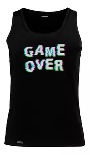 Camiseta Esqueleto Game Over Video Juego Inp Hombre Sbo