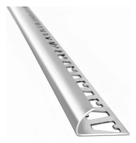 Guardacanto Aluminio Arco Atrim Cromo Deluxe 12mm 1394