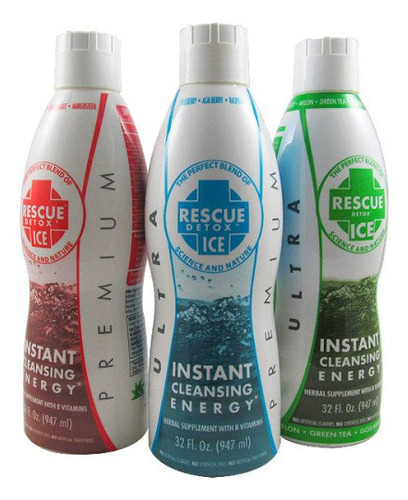 Detox Rescue Ice Antidoping Kit Limpiadores LĂquidos 2 Pack