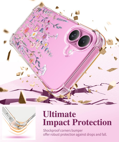 Funda De Teléfono Gviewin Para iPhone 16 Plus 6.7 Con Protector