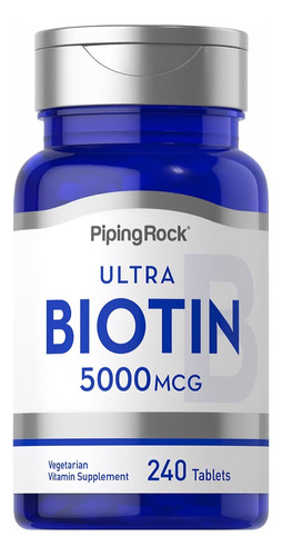 Max Biotin 5.000mcg X 200 Tablets. Piping Rock Usa ! Oferta!