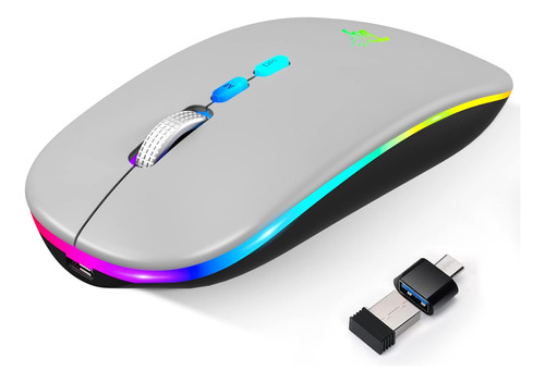 Mouse Hotlife Led/gris