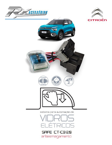 Central De Fechamento E Abertura Dos Vidros Citroen C3 2023