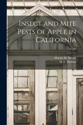 Libro Insect And Mite Pests Of Apple In California; C502 ...