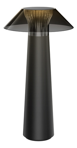 Velador Tower N color negro carga Usb 5v Macroled Dimerizable 2700k