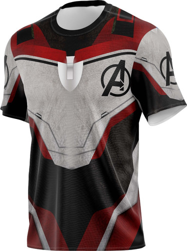 Vingadores Avengers - Camiseta Infantil Tecido Dryfit -